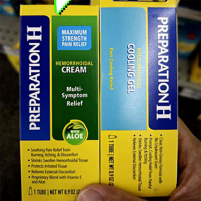 美国溯源●PREPARATION H 白宫强力痔疮膏啫喱膏去肉球便血肛裂