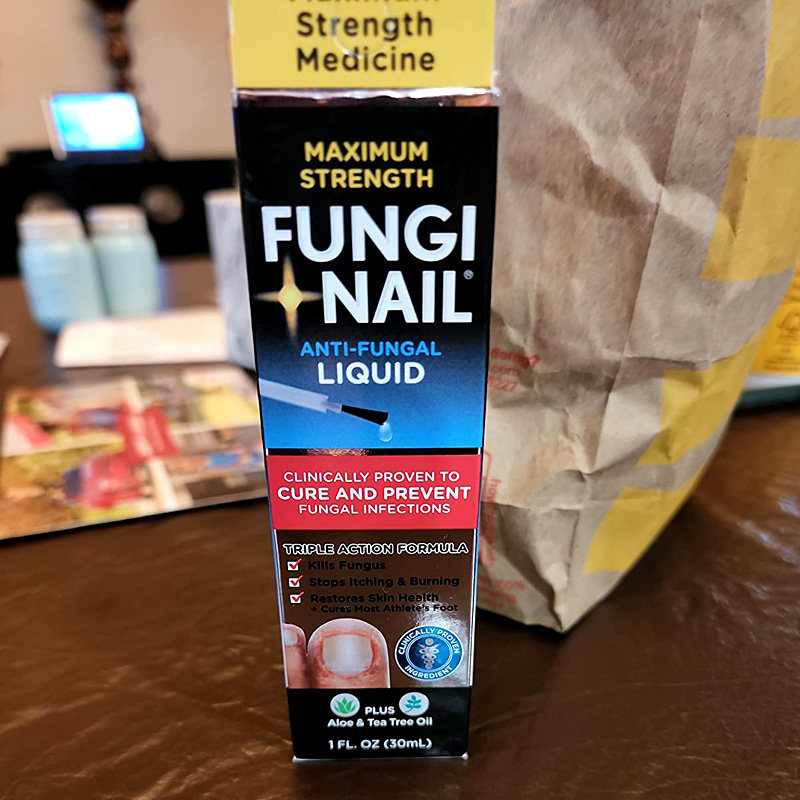 美国原装正FUNGI NAIL灰指甲涂抹液30ml灰趾甲空甲沟炎真菌感染1