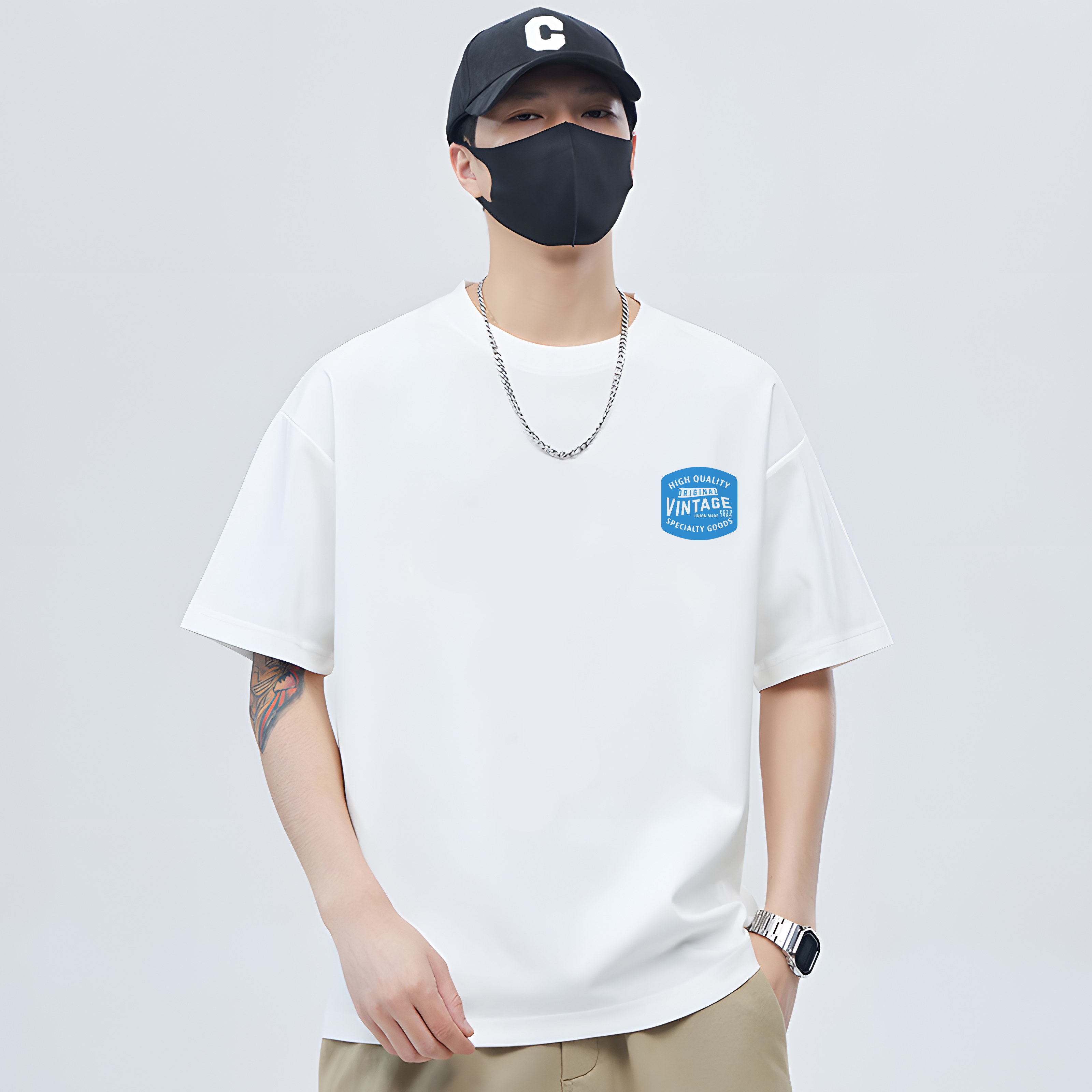 美式街头t恤潮流男款短袖