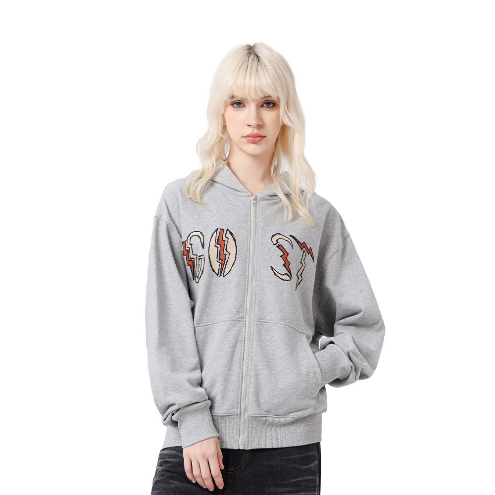 GOST原创设计拉链开衫卫衣