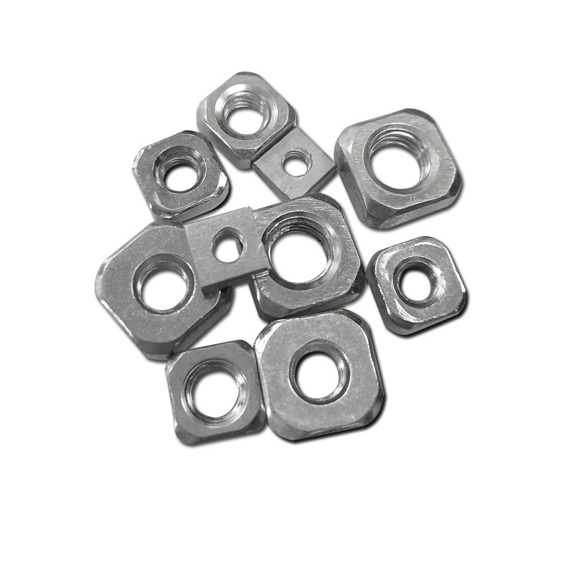 四方螺母国标铝型材配件碳钢镀锌圆角螺母螺H帽四方形滑块M4M5M6M
