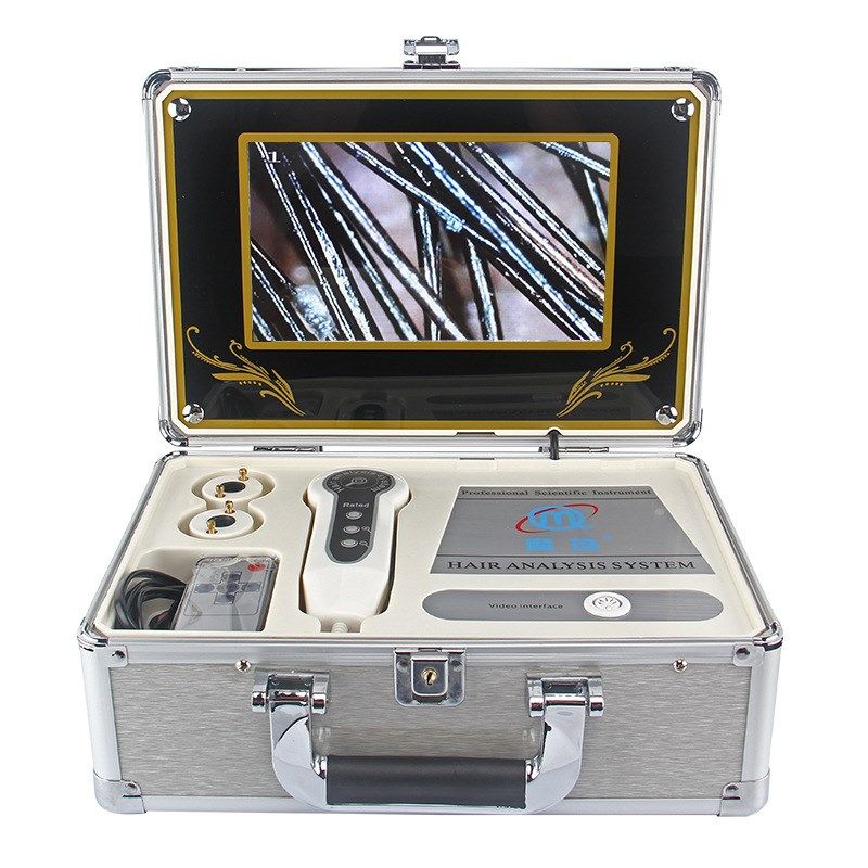 皮肤测试头皮毛囊毛发测试仪带屏幕头发皮肤测试仪一体机厂价直销