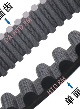 8M680同步带HTD 68q0-8M 85齿 圆弧齿 齿形带 传动带 工业皮带橡