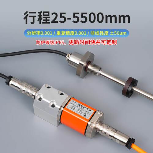 磁致伸缩位移传感器高精度无接触分体式柔性外管式安装RFRD GEERT