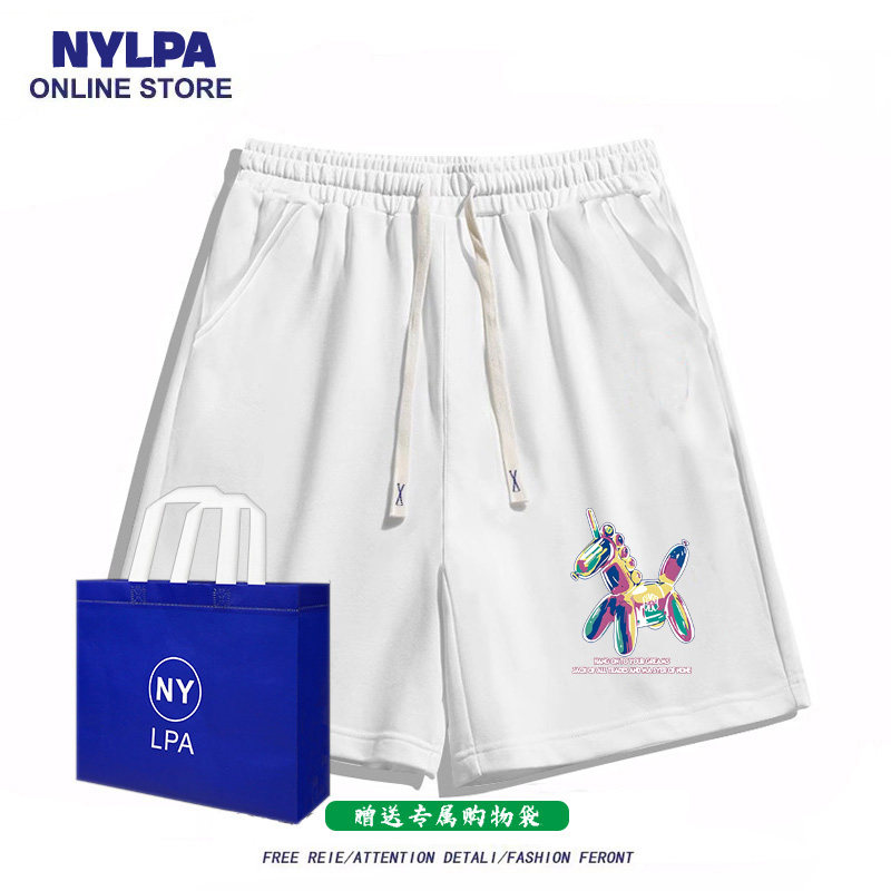 NYLPA潮牌男士运动裤夏季情侣短裤奥特莱斯宽松大码休闲五分裤子,男装,短裤,淘宝优惠券,粉丝福利购,淘宝优惠卷