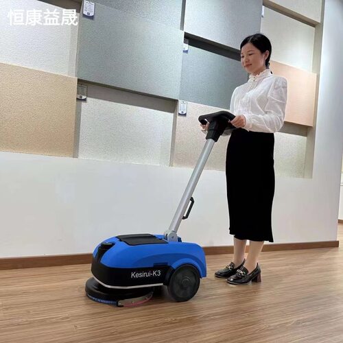 小型手推式商用洗地机车
