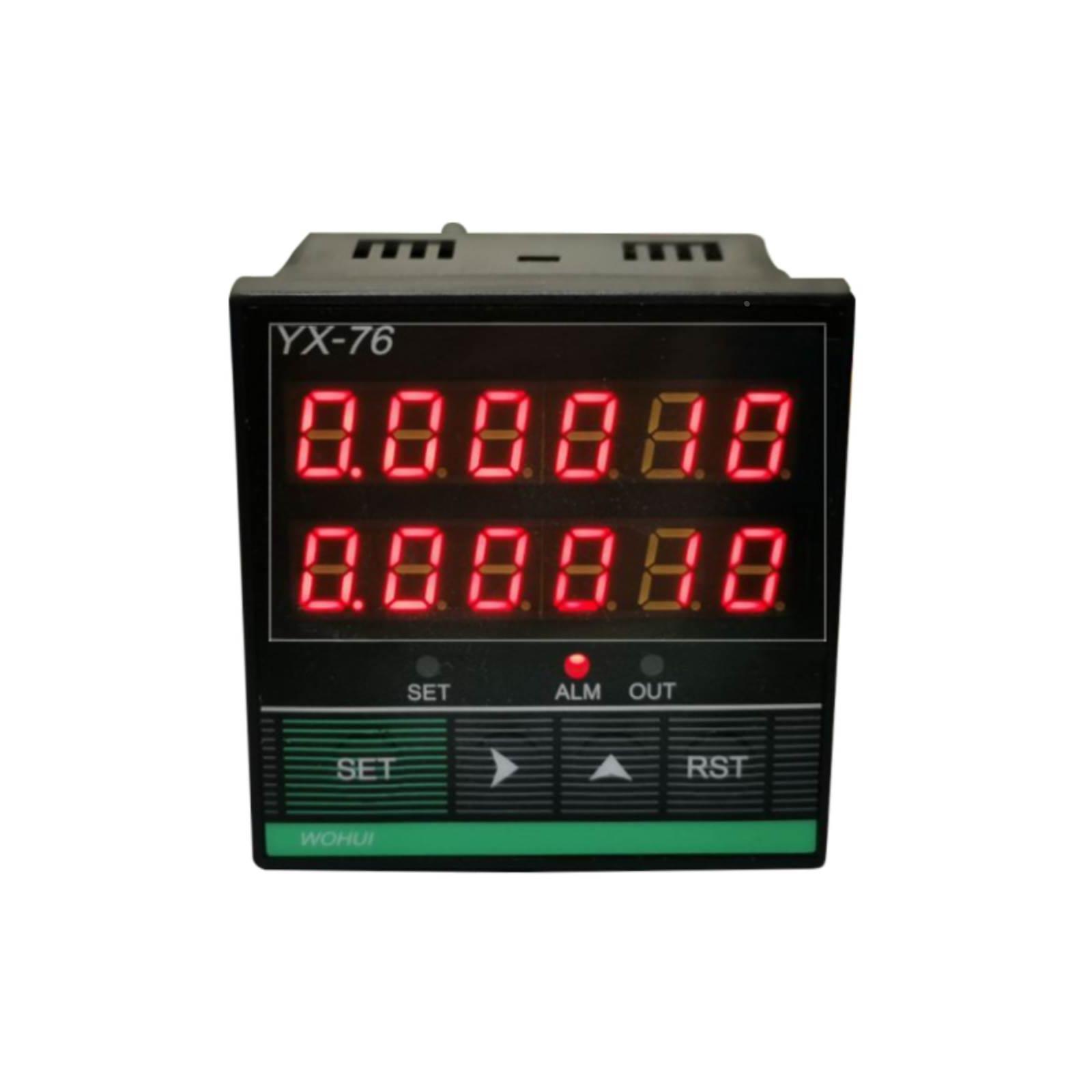 X76数显电子流水线开关报警计数器输送带记数器自动感应数字仪*