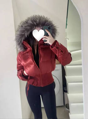 新款轻奢棉服冬季仿皮草