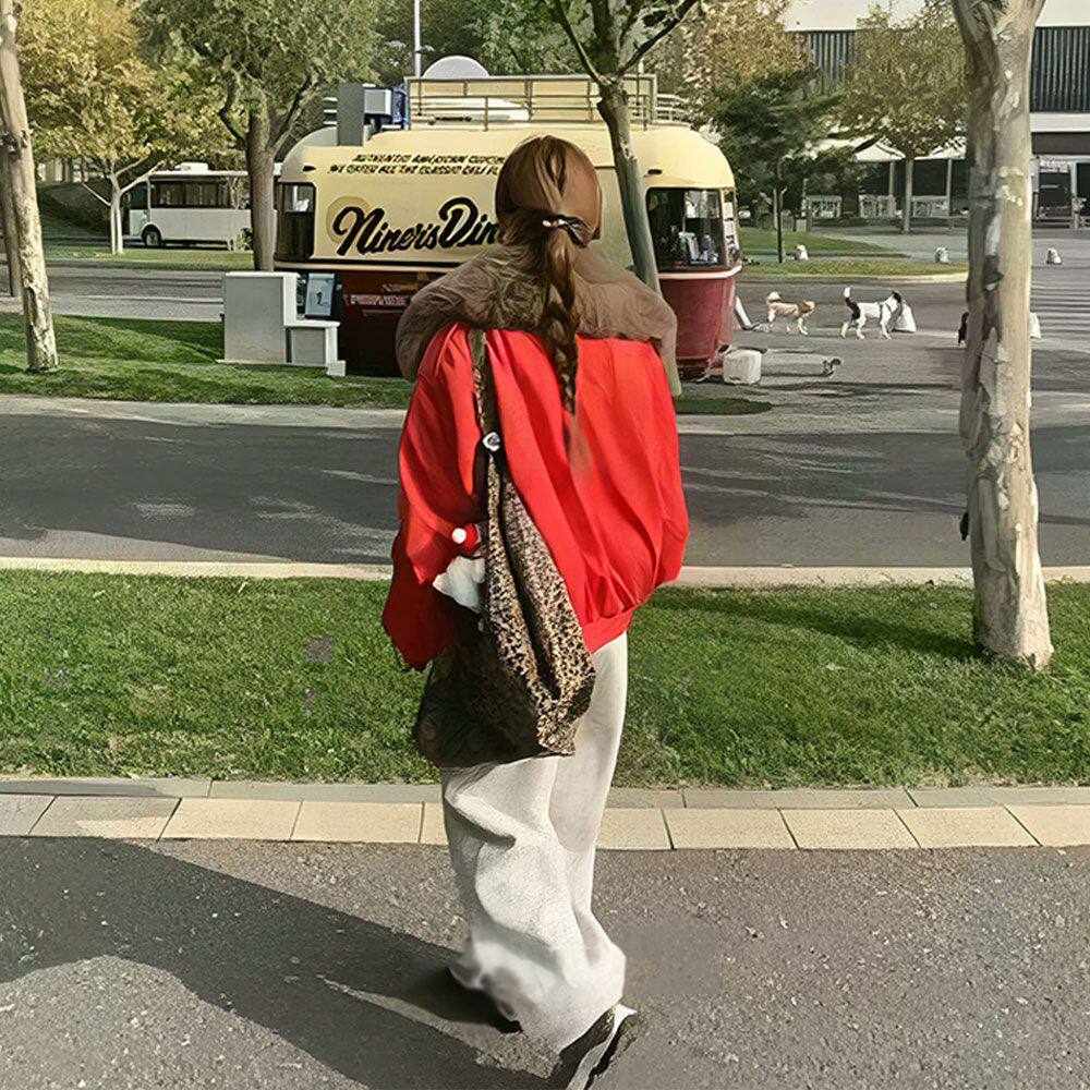 2025年冬季仿皮草红色大