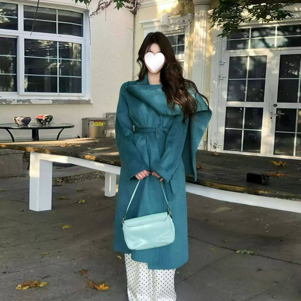 设计感时髦多穿围巾领双