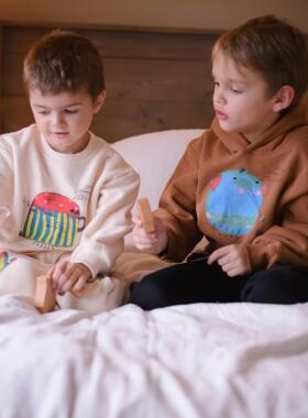 Let's Chill 24/25冬春系列 设计师联名款 加绒卫衣套装