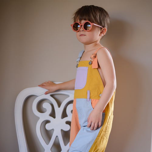 let'schill纯棉背带裤长裤