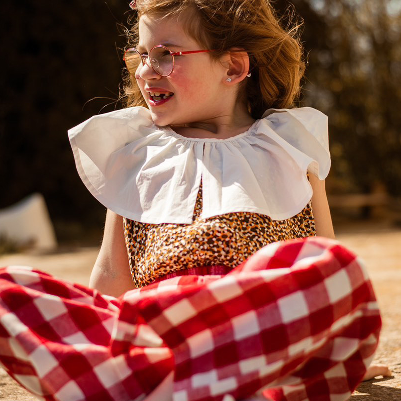 Let'sChill宽领无袖女童上衣