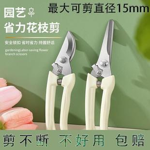园艺剪刀修枝剪家用修剪树枝果树竹签园林花卉专用花艺剪子摘果剪