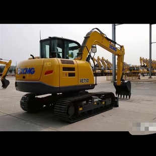 95D贴纸 工程机械挖掘机徐工XE75D 蓝色XCMG标志