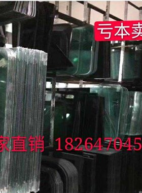 三一SY60C挖土机玻璃/挡风前档上下左推门窗后档挖土机钢化玻璃