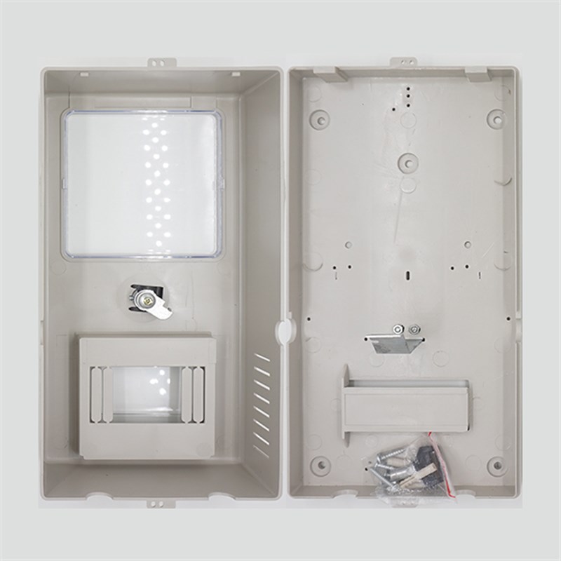 塑料电表箱单相上下一户家用明装阻燃电子表盒回路强电配电箱PZ30