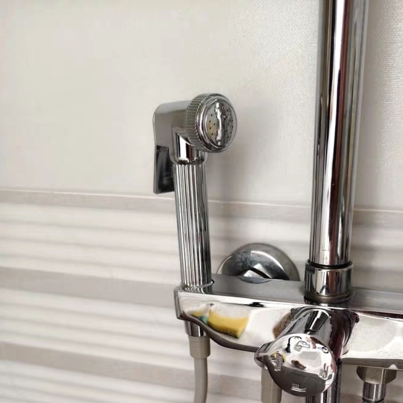 高压铜淋浴家用加压卫生间手持冲水花洒喷头水龙头喷枪浴室伴侣