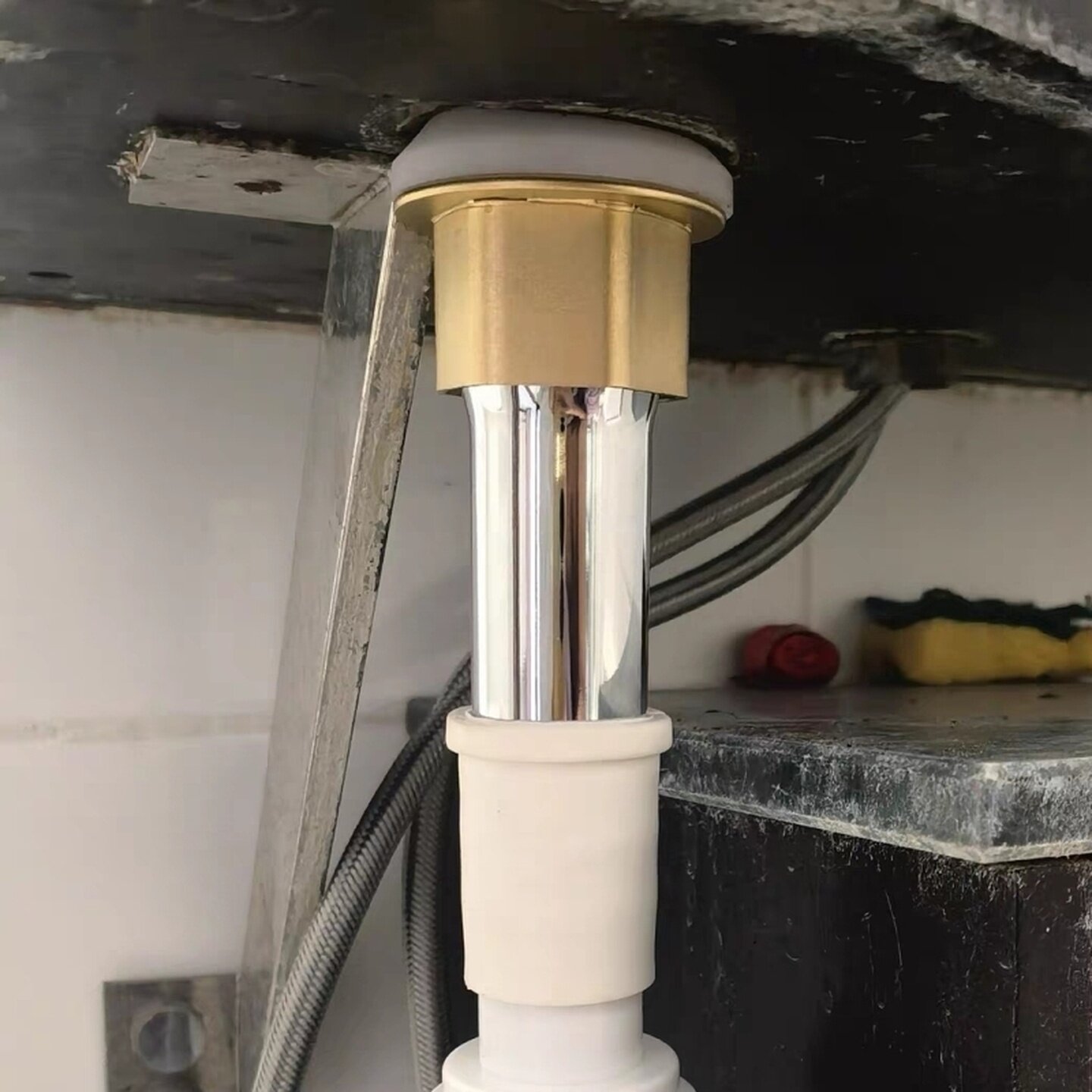水盆304翻板弹跳芯配件不锈钢台盆下水管排水去水器防臭塞漏水