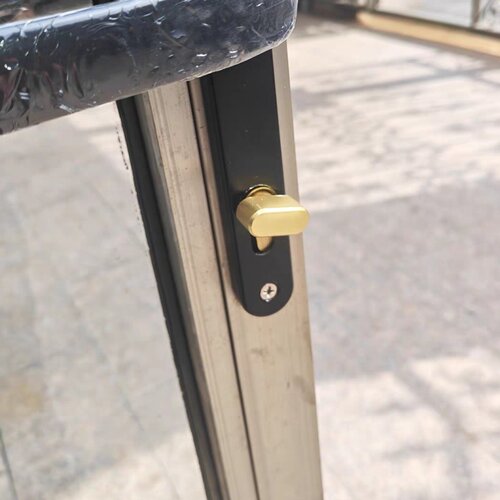 卧室门706090断桥铝执手锁铝合金塑钢门房间锁头室内全铜房门