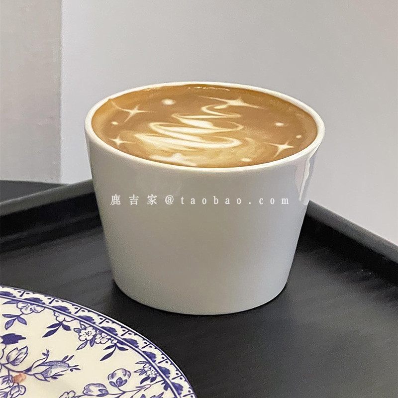 日式简约陶瓷纯色马克杯