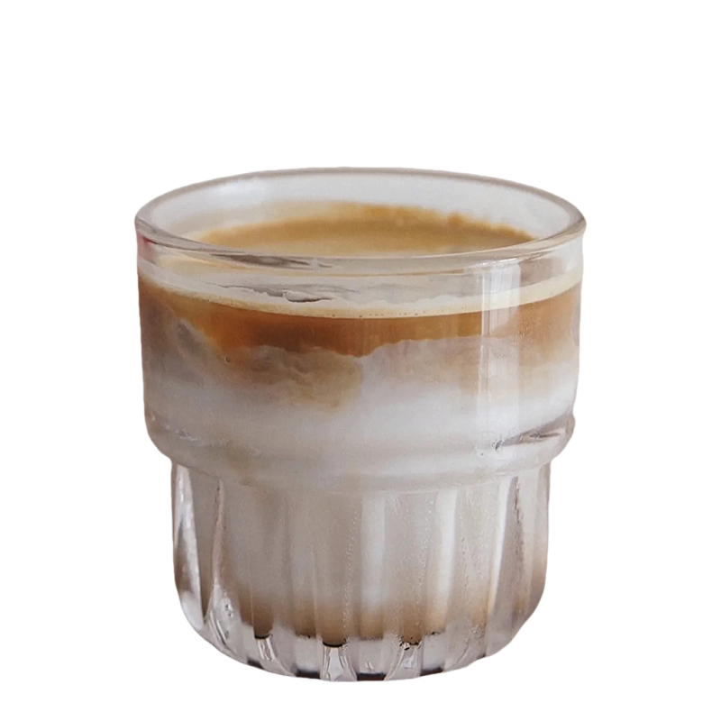 ins风玻璃可叠美式咖啡杯