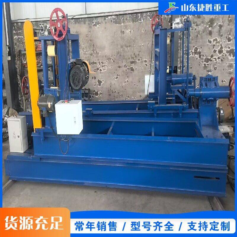 数控原木车床 卧式仿古建筑木梁机 自动上料圆木打孔开槽去皮机