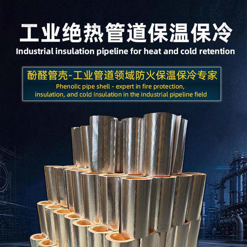 工业绝热管道保温保冷专用酚醛保温管壳医冷链管道耐低温-196℃