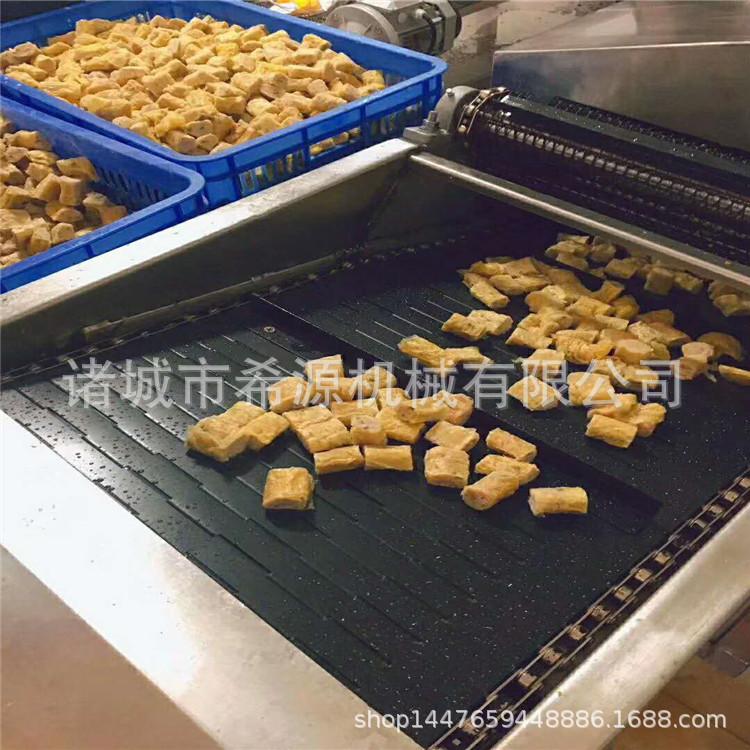 希源销售 XYDZ-4000型肉响铃油炸流水线 腐竹卷油炸加工设备价格