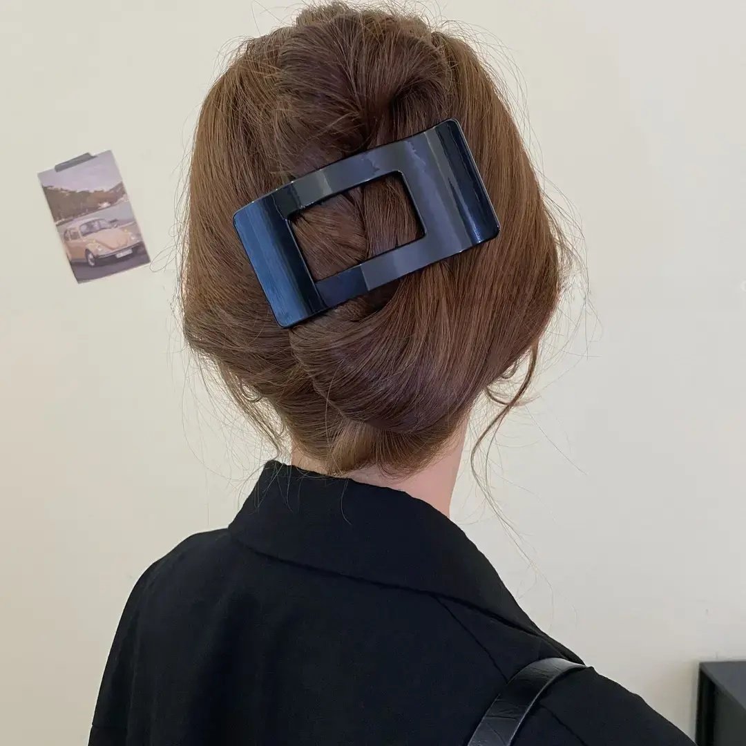 不硌头方形气质后脑勺盘发横夹高级感鲍鱼抓夹复古简约百搭发夹女,饰品/流行首饰/时尚饰品新,发饰,淘宝优惠券,粉丝福利购,淘宝优惠卷