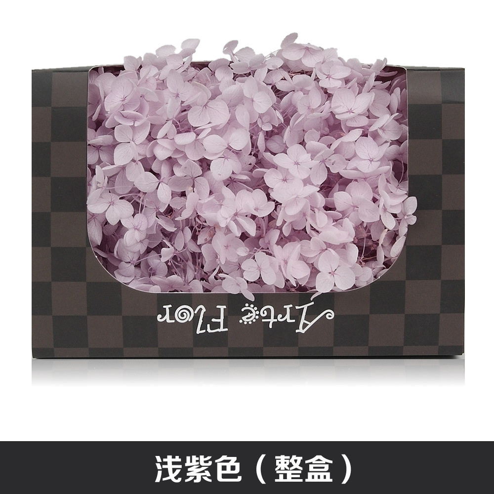 安娜绣球永生花 永生玫瑰花礼盒花材 干花保鲜花 永生花材