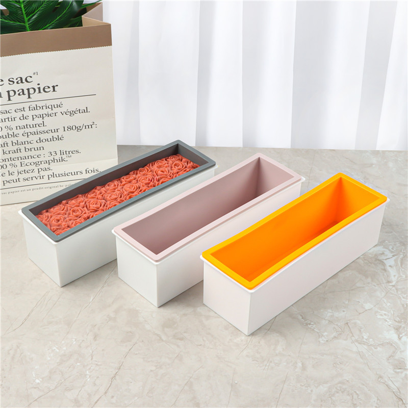 塑胶长方形硅胶肥皂模具