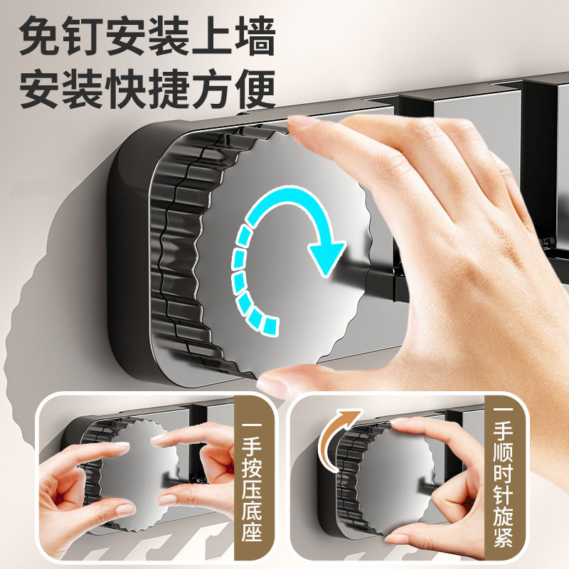 吸盘门后挂钩免打孔强力