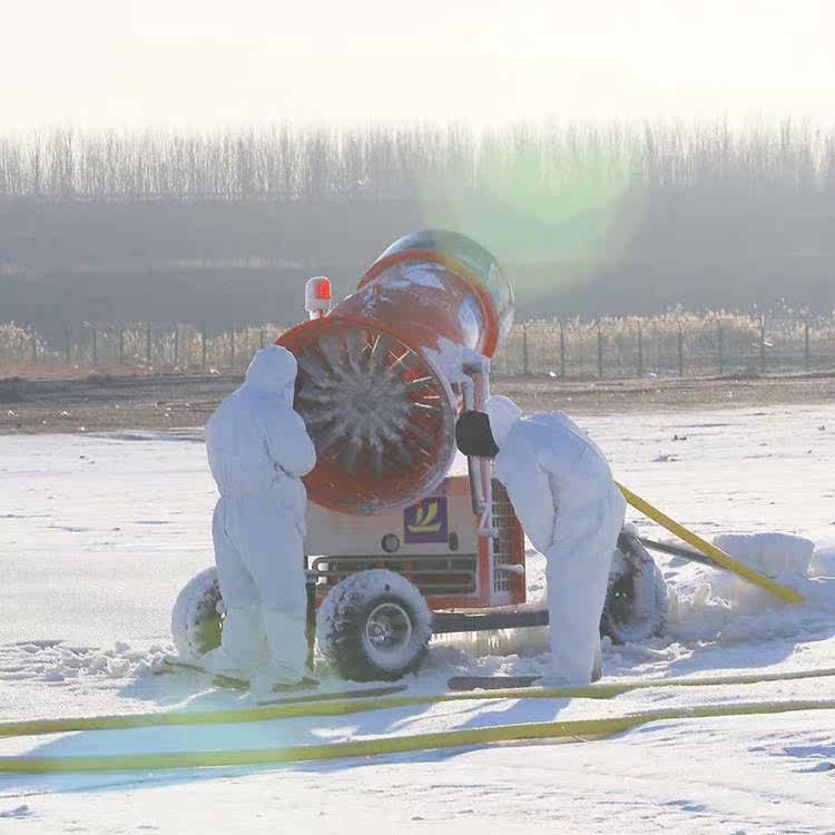 户外飘雪机出雪量大 智能型炮筒式降雪设备 爆款全自动造雪机l91