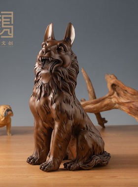 紫铜工艺品大狗摆件高档礼品