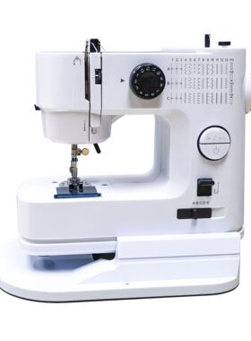 芳华25年新品FHSM-638双针双线40线迹家用多功能锁边电动缝纫机