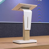 可电动升降演讲台教师会议室培训领导主席主持商务演讲报告发言台