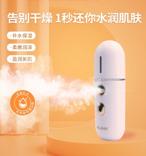 WLEAX 补水仪纳米喷雾脸部家用冷喷机加湿仪器随身便携USB充电