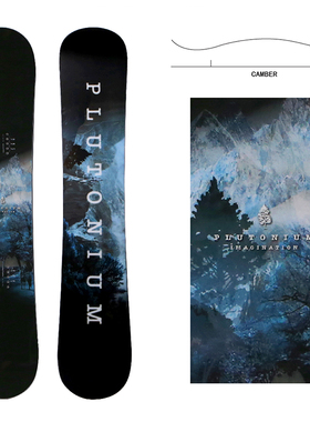 日本进口正品 PLT滑雪板单板男款全能板 烧结板底碳纤维雪板单板