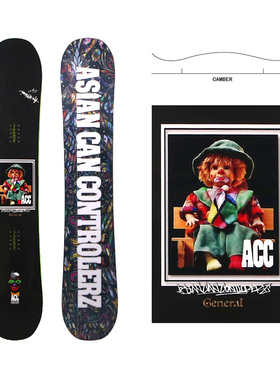 【日本进口】ACC SPOON滑雪板单板全能板女 烧结板底原装正品雪板