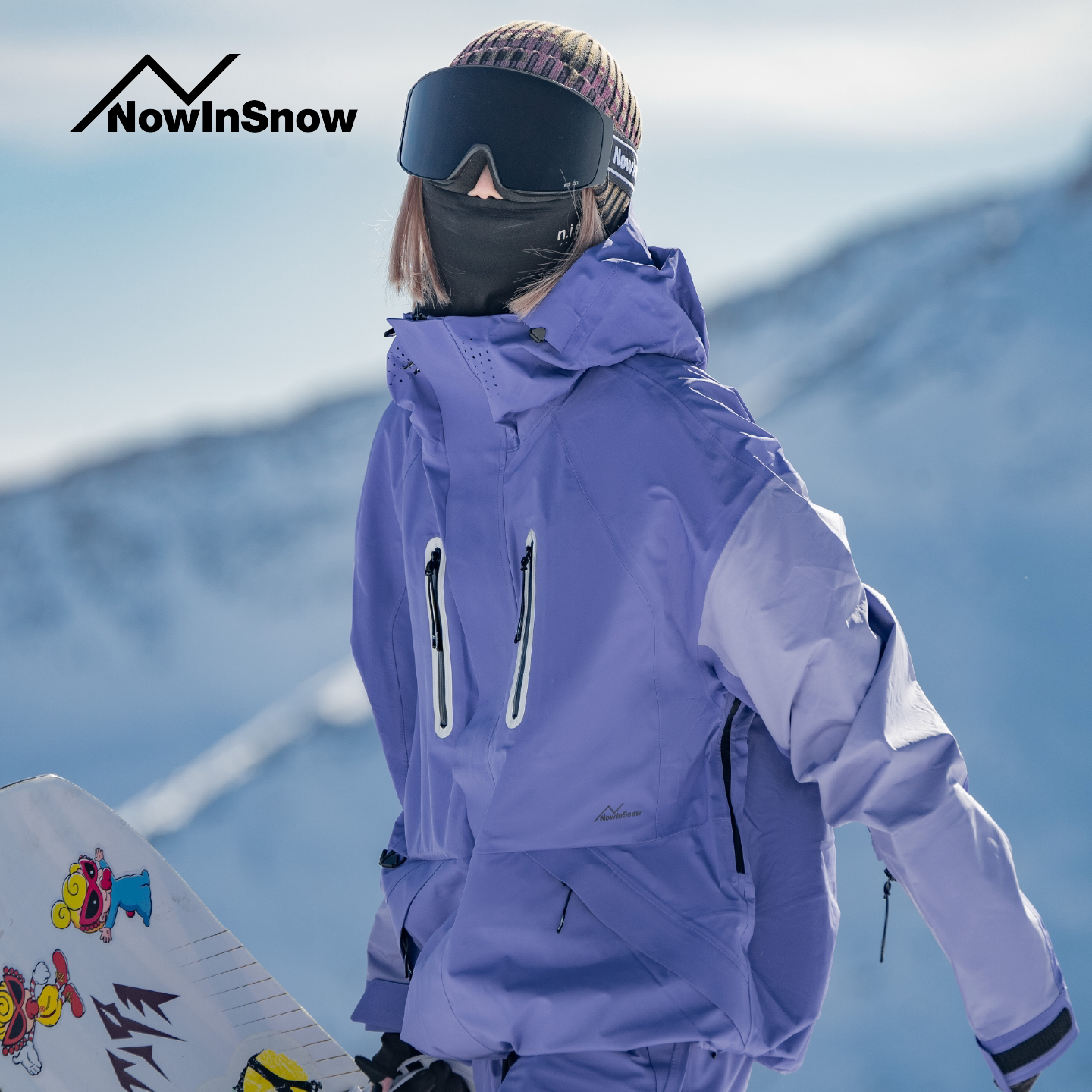 nowinsnow滑雪衣女单板