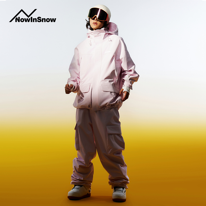 nis滑雪服套装男女同款