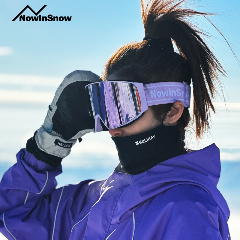 nis防雾透气滑雪镜百搭