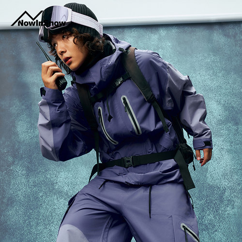 nis滑雪服3L面料防水保暖轻便