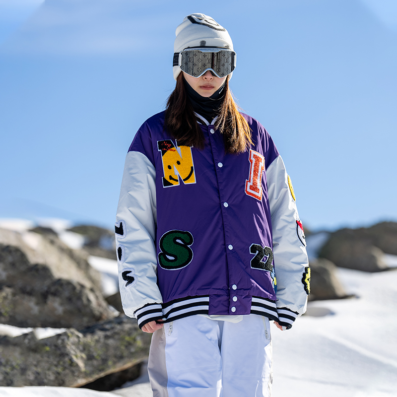 NOWINSNOW单板滑雪背带裤女