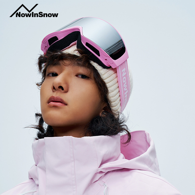 nis防雾透气滑雪镜百搭