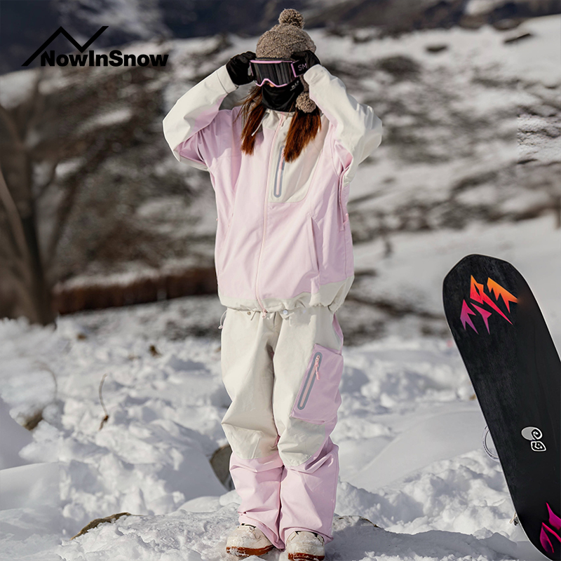 NowInSnow专业滑雪服女防风