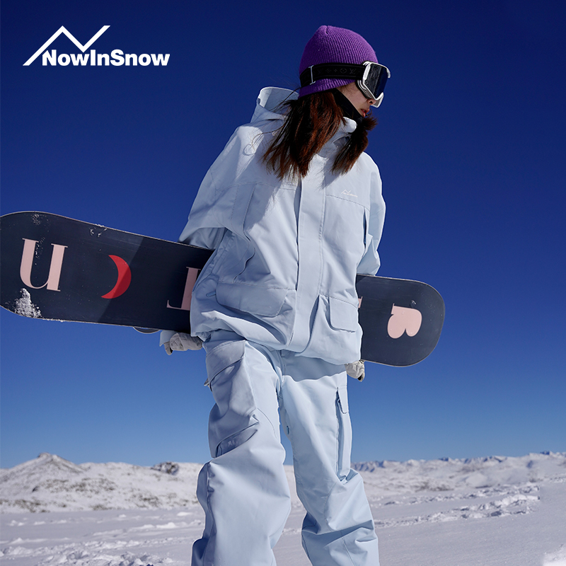 nis滑雪服套装男女同款