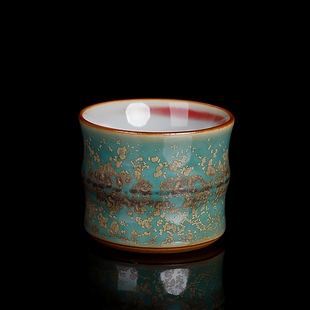 禹州钧窑杯窑变茶杯钧瓷茶杯主人杯陶瓷功夫茶具喝茶杯