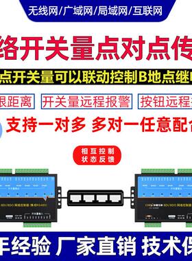 局域网开 关量点对点远程无线 线对传传输收发控制双向反馈继电器